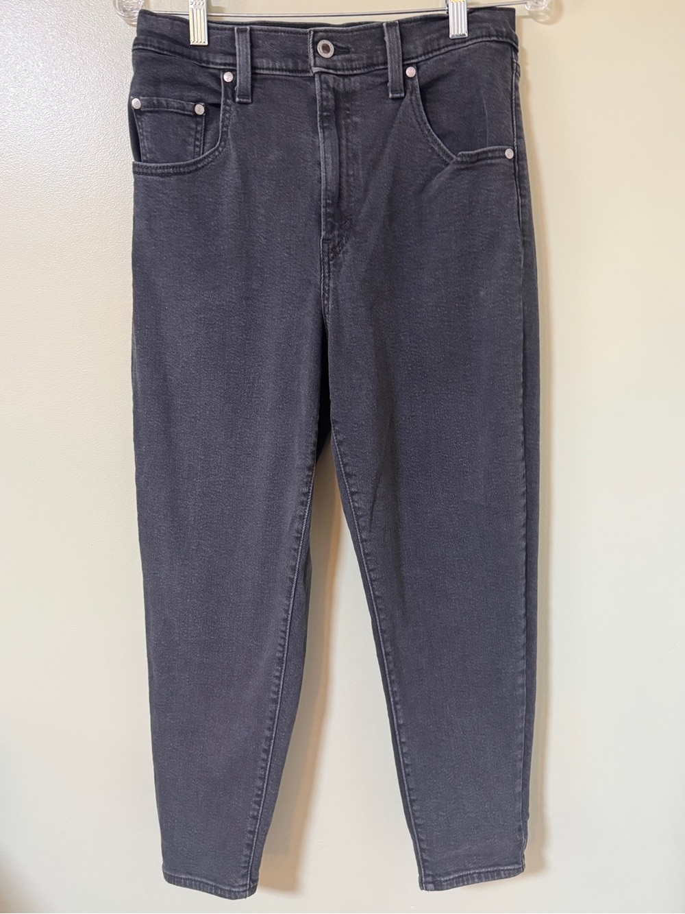 Levis Silver Tab Black Wash Mom Jeans